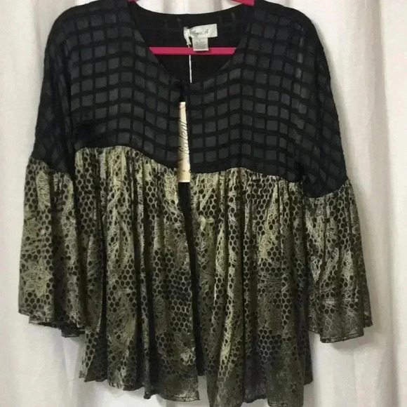 Ania A new Silk Rayon top small R1 - Picture 4 of 6